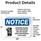 Signmission Conserve Energy Keep Ventilation Sign With Symbol, 10 in W x Rectangle, Vinyl Decal OS-2PACK-NS-D-710-L-10790 - alternate 2